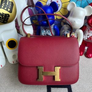 Replica Hermes Constance 24cm Red 1 Replica Hermes Constance 24cm Red - top-tier luxury replica shoulder bag