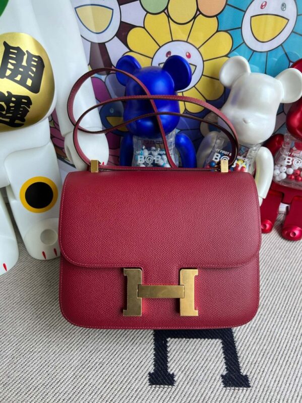 Replica Hermes Constance 24cm Red 1 Replica Hermes Constance 24cm Red - top-tier luxury replica shoulder bag
