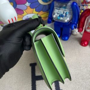 Replica Hermes Constance 18cm Light Green 4 Replica Hermes Constance 18cm Light Green - 1:1 designer replica handbag