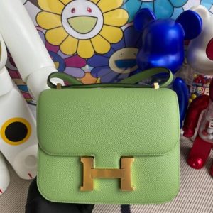 Replica Hermes Constance 18cm Light Green 1 Replica Hermes Constance 18cm Light Green - high-end fake designer purse