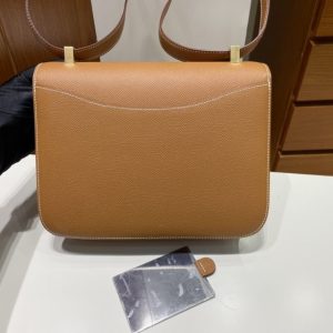 Replica Hermes Constance 24cm Golden Brown 5 Replica Hermes Constance 24cm Golden Brown - authentic-look luxury purse replica