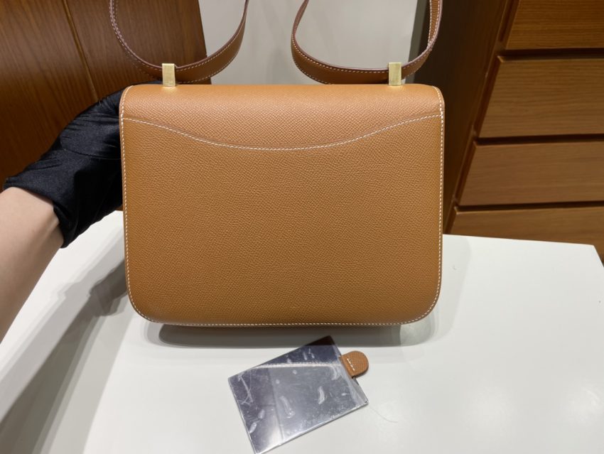 Replica Hermes Constance 24cm Golden Brown 5 Replica Hermes Constance 24cm Golden Brown - authentic-look luxury purse replica