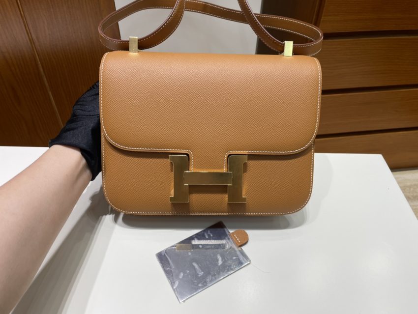 Replica Hermes Constance 24cm Golden Brown 1 Replica Hermes Constance 24cm Golden Brown - high-end fake designer purse