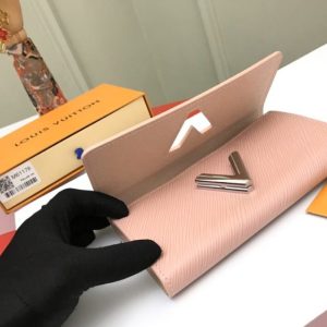 Replica Louis Vuitton Twist Wallet Pink - elite superclone designer purse