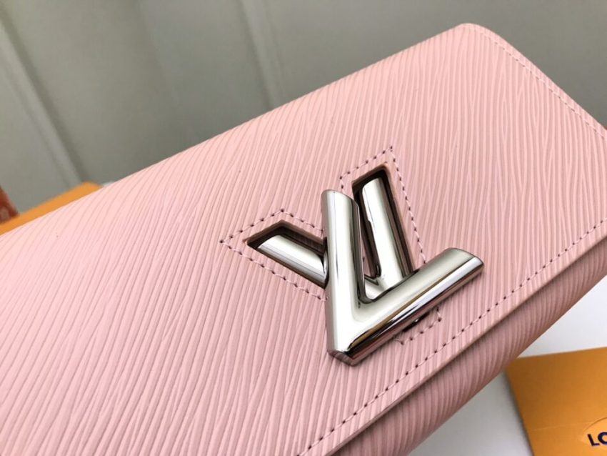 Replica Louis Vuitton Twist Wallet Pink - top-rated replica designer bag