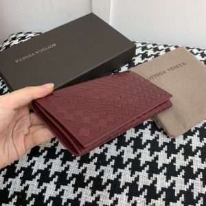 Replica Bottega Veneta Intrecciato Wallet Red 5 Replica Bottega Veneta Intrecciato Wallet Red - authentic-look luxury purse replica