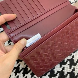Replica Bottega Veneta Intrecciato Wallet Red 7 Replica Bottega Veneta Intrecciato Wallet Red - premium-grade designer purse dupe