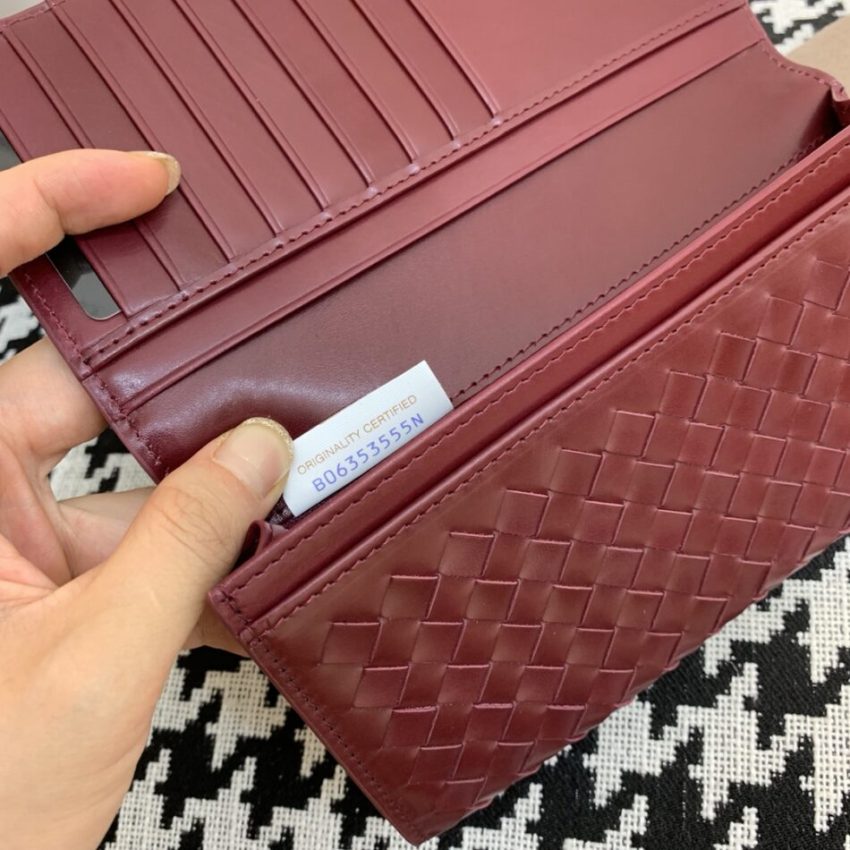 Replica Bottega Veneta Intrecciato Wallet Red 7 Replica Bottega Veneta Intrecciato Wallet Red - premium-grade designer purse dupe