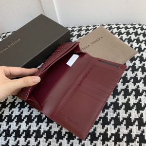 Replica Bottega Veneta Intrecciato Wallet Red 8 Replica Bottega Veneta Intrecciato Wallet Red - elite superclone designer purse