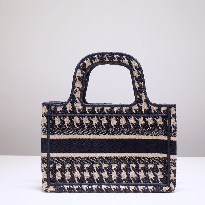 Replica Dior Tote Book Mini Houndstooth 2 Replica Dior Tote Book Mini Houndstooth - best quality luxury bag dupe
