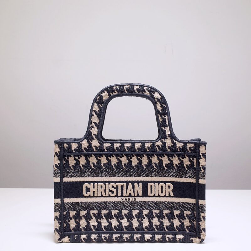 Replica Dior Tote Book Mini Houndstooth 1 Replica Dior Tote Book Mini Houndstooth - best-selling designer handbag dupe