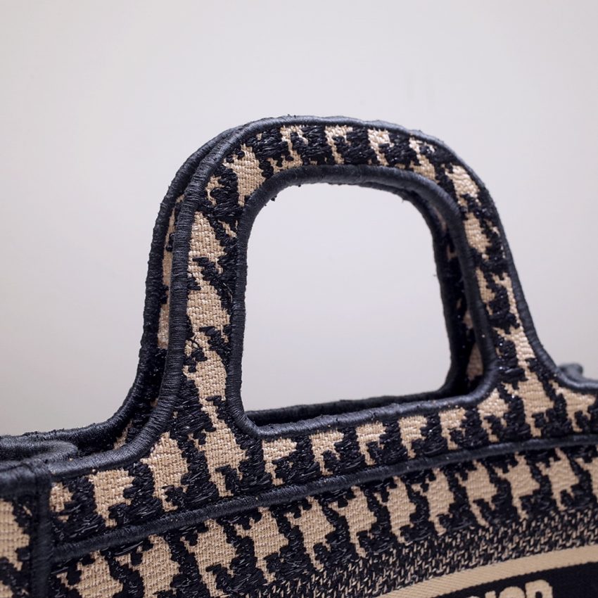 Replica Dior Tote Book Mini Houndstooth 8 Replica Dior Tote Book Mini Houndstooth - elite superclone designer purse