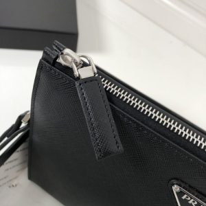 Replica Prada Saffiano Pouch Silver 5 Replica Prada Saffiano Pouch Silver - ultra-realistic fake designer tote