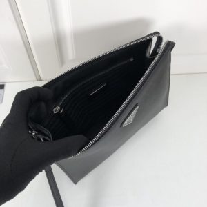 Replica Prada Saffiano Pouch Silver 8 Replica Prada Saffiano Pouch Silver - top-tier luxury replica shoulder bag