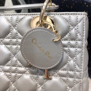 Replica Lady Dior Large Silver - high-accuracy replica luxury purse