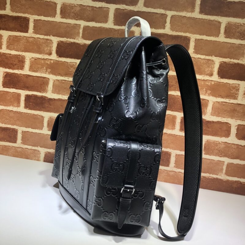 Replica Gucci Medium Backpack Full Black 3 Replica Gucci Medium Backpack Full Black - ultra-realistic fake designer tote
