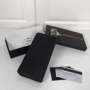 Replica Prada Saffiano Long Wallet Black 4 Replica Prada Saffiano Long Wallet Black - premium-grade designer purse dupe