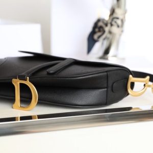 Replica Dior Saddle Bag Black 8 Replica Dior Saddle Bag Black - ultra-realistic fake designer tote