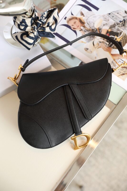 Replica Dior Saddle Bag Black 2 Replica Dior Saddle Bag Black - premium 1:1 fake handbag model