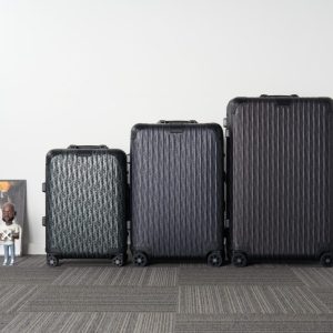Replica Rimowa Dior Suitcase Black - premium 1:1 fake handbag model