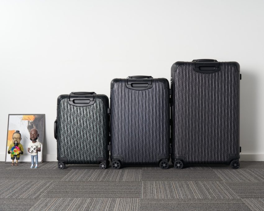 Replica Rimowa Dior Suitcase Black - best quality luxury bag dupe