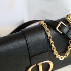 Replica Dior 30 Montaigne Black Grain 3 Replica Dior 30 Montaigne Black Grain - high-end fake designer purse