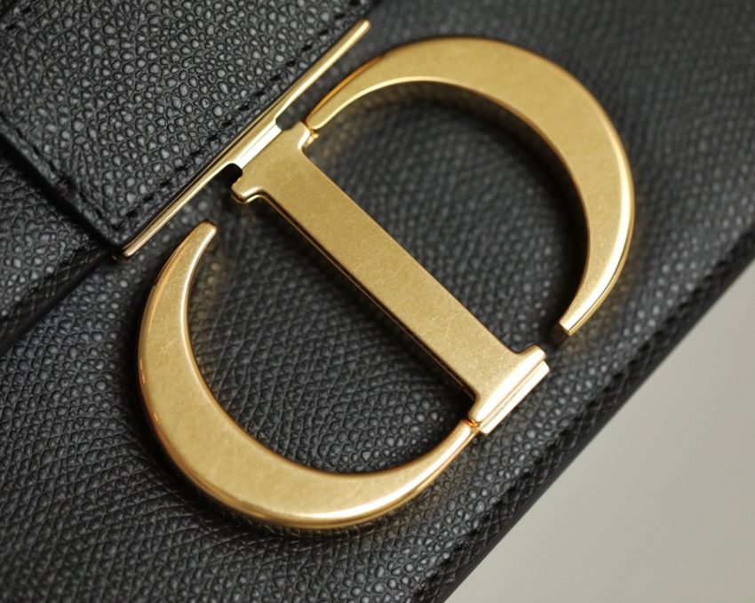 Replica Dior 30 Montaigne Black Grain 5 Replica Dior 30 Montaigne Black Grain - best-selling designer handbag dupe