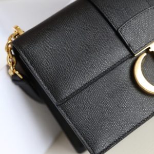 Replica Dior 30 Montaigne Black Grain 6 Replica Dior 30 Montaigne Black Grain - premium-grade designer purse dupe