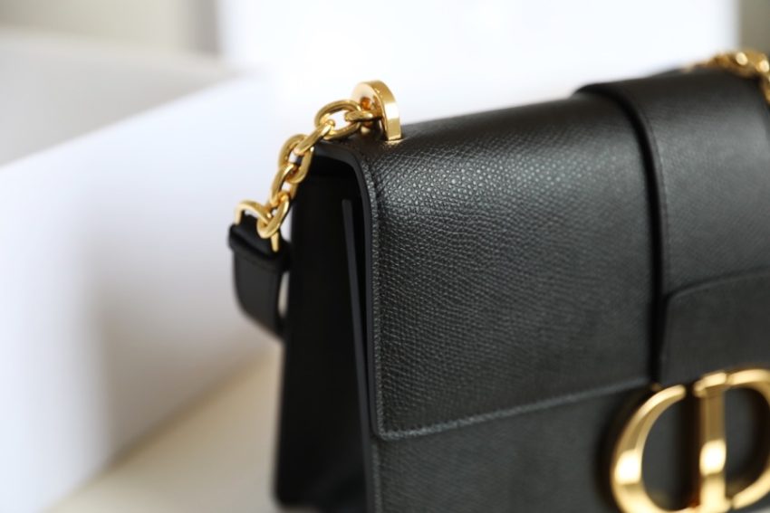 Replica Dior 30 Montaigne Black Grain 7 Replica Dior 30 Montaigne Black Grain - best quality luxury bag dupe