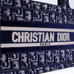 Replica Dior Tote Book Mini CD Blue - ultra-realistic fake designer tote