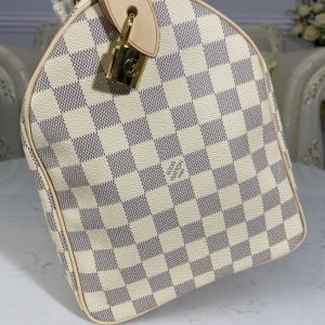 Replica Louis Vuitton Speedy White Grid 3 Replica Louis Vuitton Speedy White Grid - premium 1:1 fake handbag model