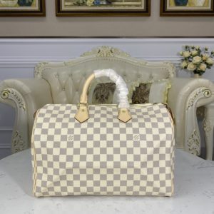 Replica Louis Vuitton Speedy White Grid 4 Replica Louis Vuitton Speedy White Grid - near-authentic luxury replica handbag