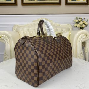 Replica Louis Vuitton Speedy Brown Grid 3 Replica Louis Vuitton Speedy Brown Grid - high-quality designer bag clone