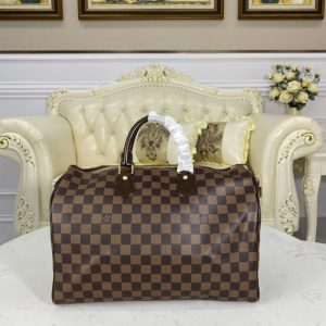 Replica Louis Vuitton Speedy Brown Grid 2 Replica Louis Vuitton Speedy Brown Grid - top-tier luxury replica shoulder bag