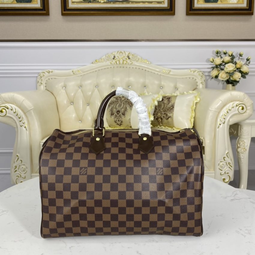 Replica Louis Vuitton Speedy Brown Grid 2 Replica Louis Vuitton Speedy Brown Grid - top-tier luxury replica shoulder bag