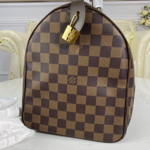 Replica Louis Vuitton Speedy Brown Grid 9 Replica Louis Vuitton Speedy Brown Grid - best quality luxury bag dupe