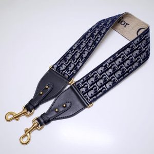 Replica Dior Adjustable Shoulder Strap Grey - near-authentic luxury replica handbag