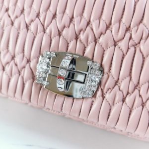 Replica Miu Miu Crystal Handbag Pink 5 Replica Miu Miu Crystal Handbag Pink - high-quality designer bag clone