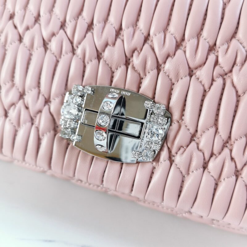 Replica Miu Miu Crystal Handbag Pink 5 Replica Miu Miu Crystal Handbag Pink - high-quality designer bag clone