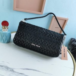 Replica Miu Miu Crystal Handbag Black 2 Replica Miu Miu Crystal Handbag Black - high-end fake designer purse