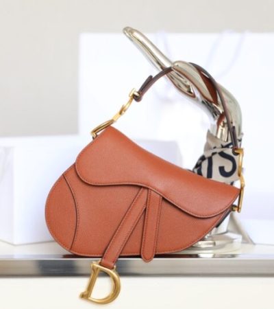 Replica Dior Saddle Bag Small Brown - best quality luxury bag dupe