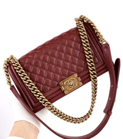 Replica CHANEL Le Boy Red - ultra-realistic fake designer tote