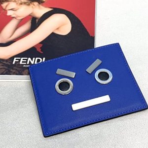 Replica Fendi Card Holder Blue 1 Replica Fendi Card Holder Blue - premium 1:1 fake handbag model