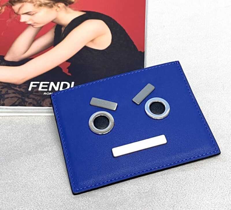 Replica Fendi Card Holder Blue 1 Replica Fendi Card Holder Blue - premium 1:1 fake handbag model