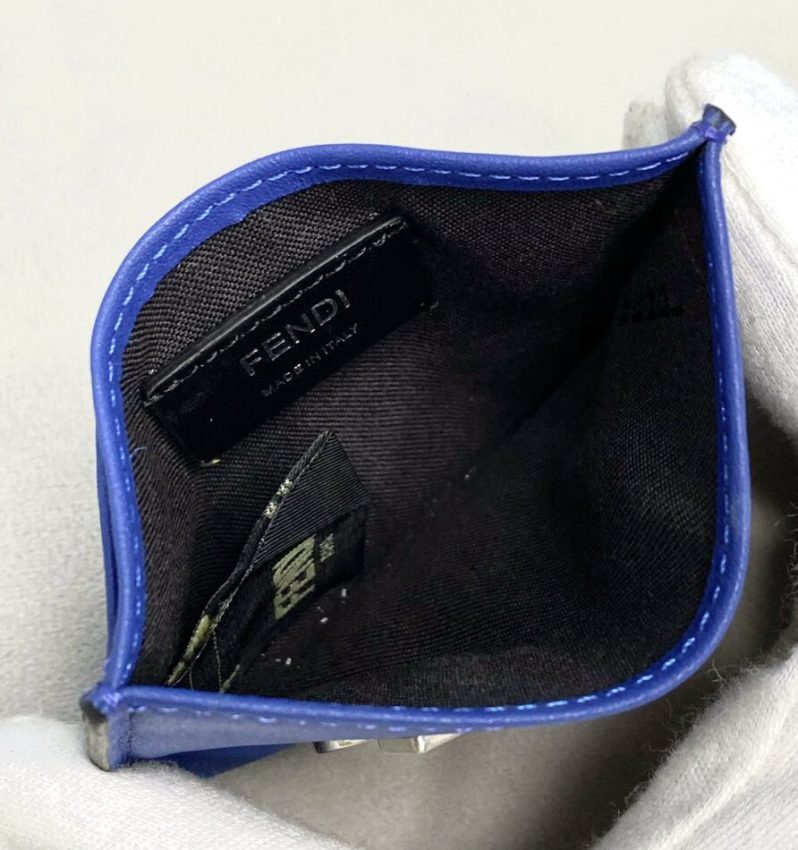 Replica Fendi Card Holder Blue 6 Replica Fendi Card Holder Blue - premium-grade designer purse dupe