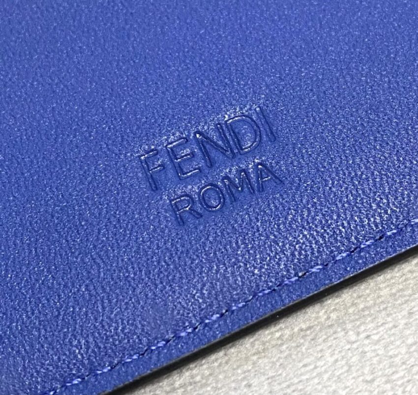 Replica Fendi Card Holder Blue 3 Replica Fendi Card Holder Blue - high-accuracy replica luxury purse