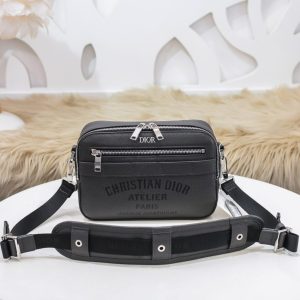 Replica Dior Safari Bag with Strap Black 1 Replica Dior Safari Bag with Strap Black - top-rated replica designer bag