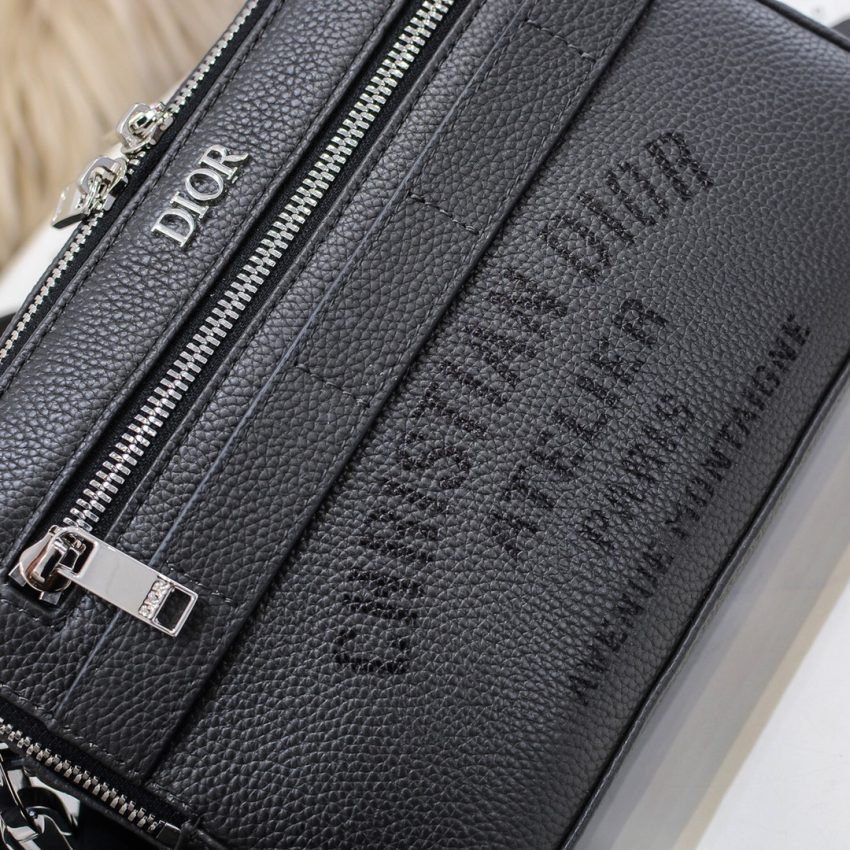 Replica Dior Safari Bag with Strap Black 3 Replica Dior Safari Bag with Strap Black - near-authentic luxury replica handbag