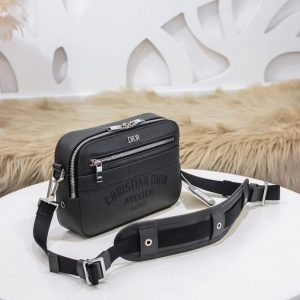 Replica Dior Safari Bag with Strap Black 8 Replica Dior Safari Bag with Strap Black - premium 1:1 fake handbag model