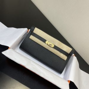 Replica Hermes Kelly Elan Black - best-selling designer handbag dupe